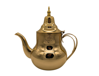 Marokkaanse theepot Tanger - Goud - 1.6 liter