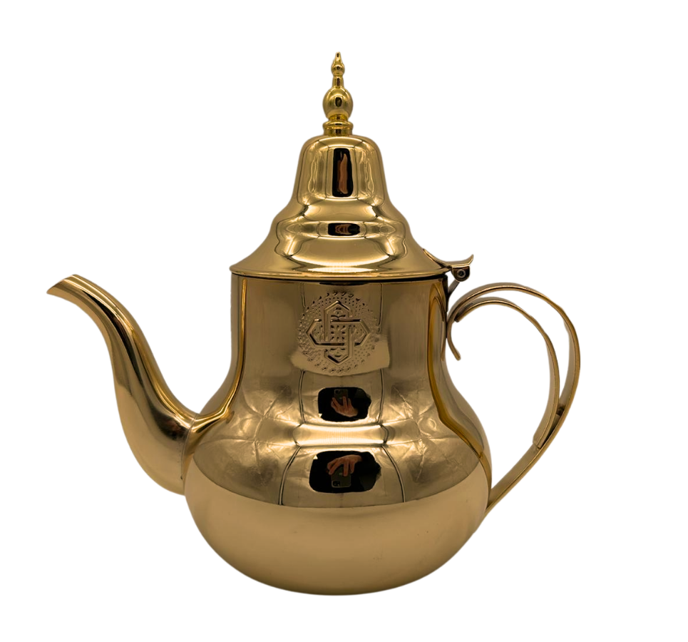 Marokkaanse theepot Tanger - Goud - 1.6 liter