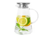 Glazen karaf | aluminium deksen met filter
