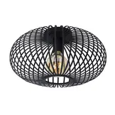 Plafondlamp Cage - Zwart |  Ø 40 cm