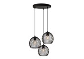 Hanglamp Cage - 3 lichts | Zwart