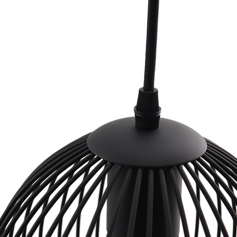 Hanglamp Cage - 3 lichts | Zwart