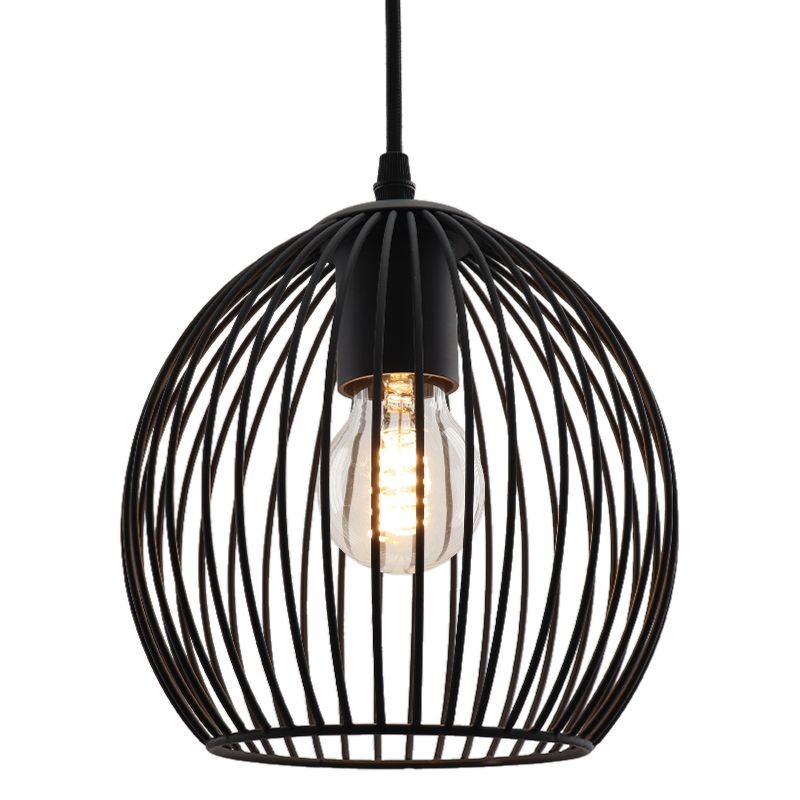 Hanglamp Cage - 3 lichts | Zwart