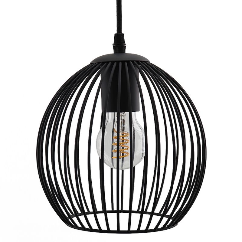 Hanglamp Cage - 3 lichts | Zwart