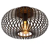 Plafondlamp Cage - Zwart |  Ø 40 cm