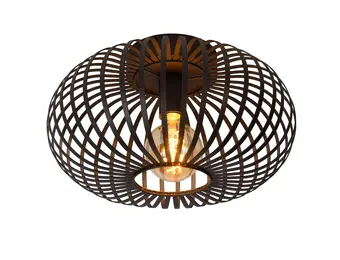 Plafondlamp Cage - Zwart |  Ø 40 cm