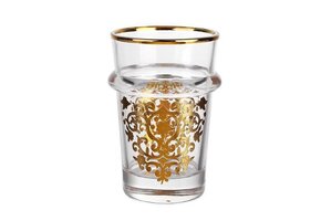 Theeglazen Asilah - set van 12 | Goud