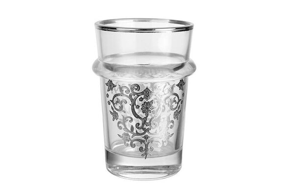 Theeglazen Asilah - set van 12 | Zilver