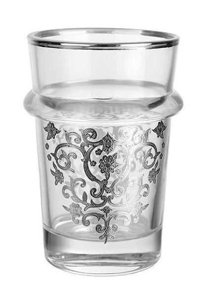 Theeglazen Asilah - set van 12 | Zilver