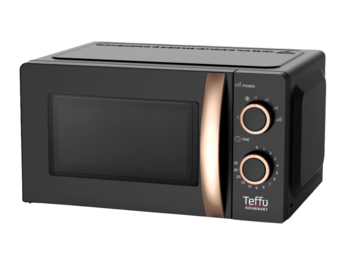 Teffo Magnetron | Vrijstaand - 20 liter - zwart / rosé goud