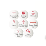 Teffo Magnetron | Vrijstaand - 20 liter - zwart / rosé goud