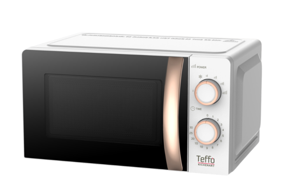 Teffo Magnetron | Vrijstaand - 20 liter - wit / rosé goud