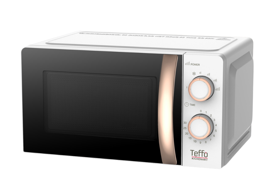 Teffo Magnetron | Vrijstaand - 20 liter - wit / rosé goud