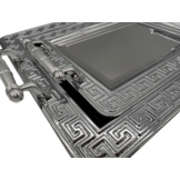 Dienblad Versa print - Oosters dienblad - Set van 2 | Zilver