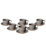 Bricard - Albi - Koffieset | Taupe 12-delig