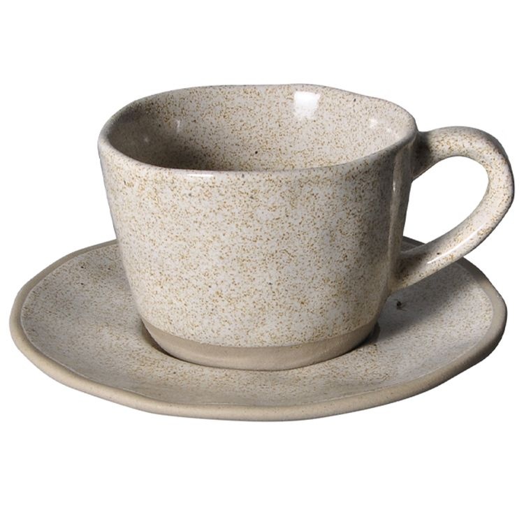 Bricard - Albi - Espressoset | Zandkleur 12-delig