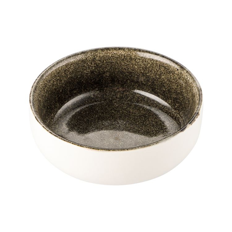 Bricard Pau serviesset 25-delig Bruin / Mat wit