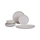 Bricard Vertou serviesset 25-delig Mat Wit met spikkels