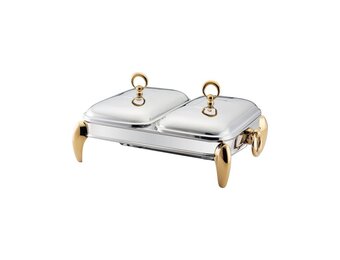 Calef Rechaud 2x 1,5 Liter Zilver Goud