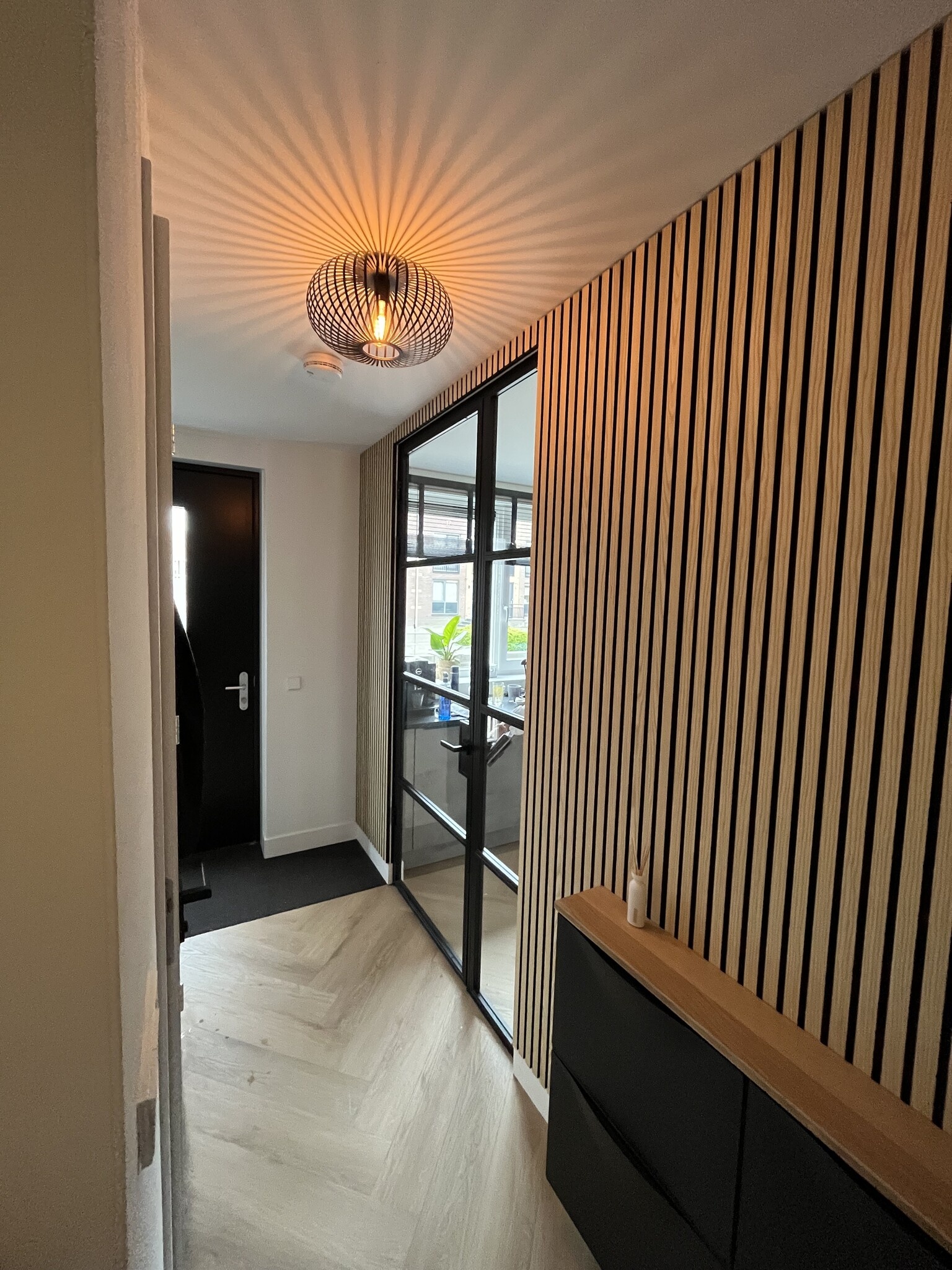 Plafondlamp Cage - Zwart |  Ø 40 cm