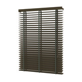 Bamboe jaloezie - Wenge met nerf