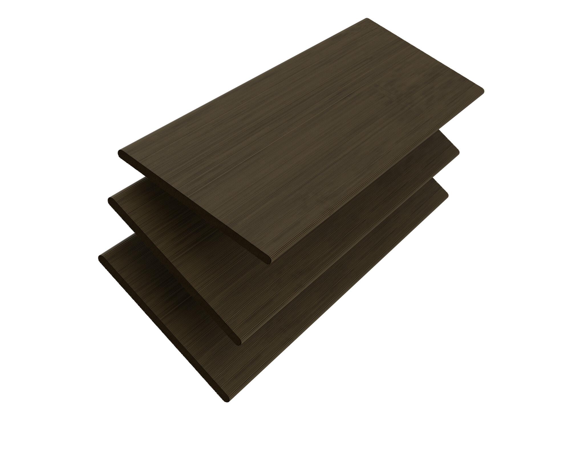 Bamboe jaloezie - Wenge met nerf