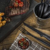 Messenset 24 delig zwart - Royalty Line