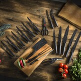 Messenset 24 delig zwart - Royalty Line