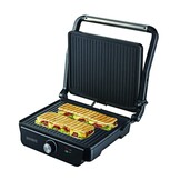 Panini Grill / Contactgrill  - Zwart/RVS | Royalty line