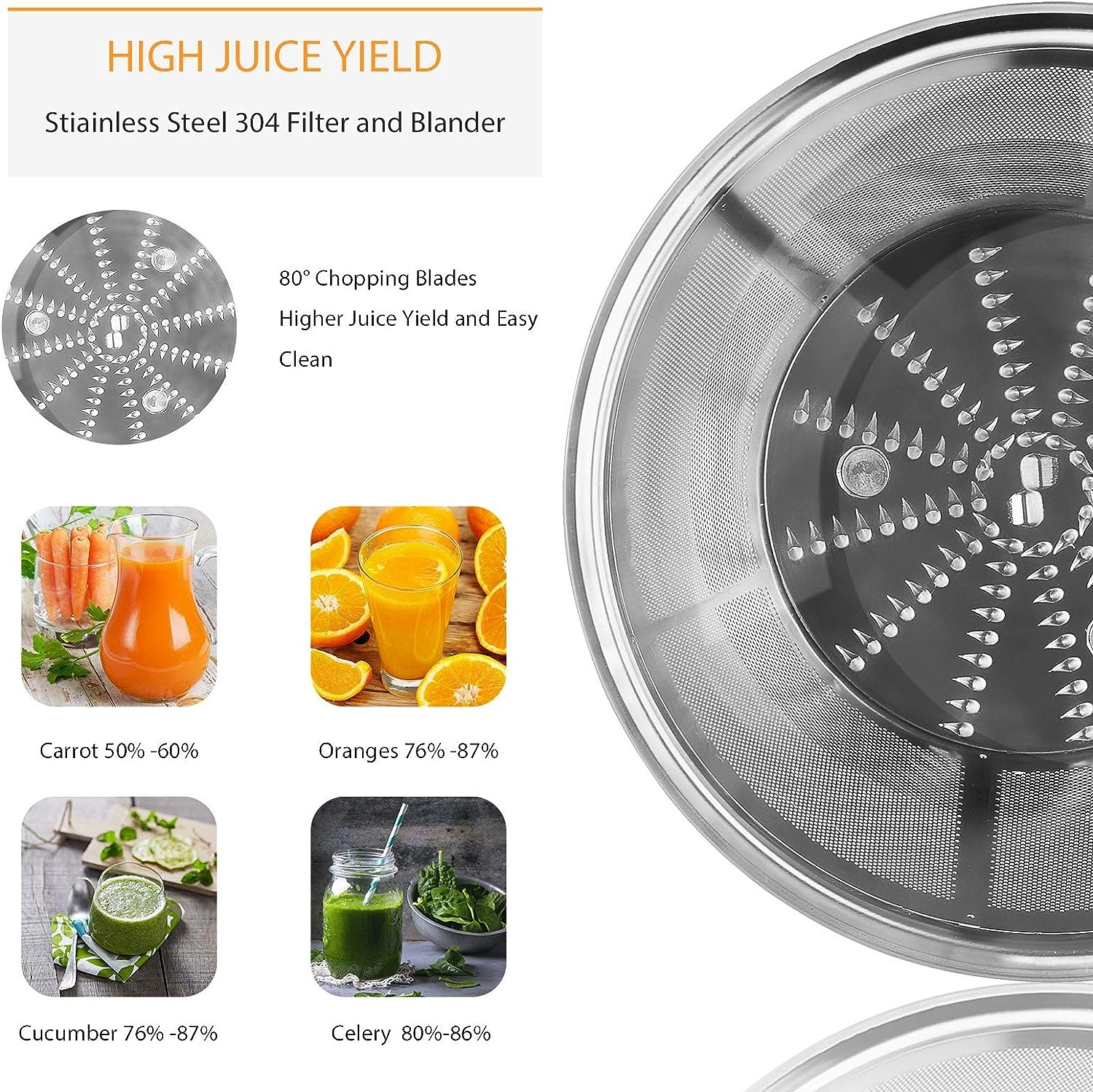 Sapcentrifuge voor Groenten en Fruit | 600 W | 0,6 liter sapbeker | 1 liter pulp reservoir | Royalty line