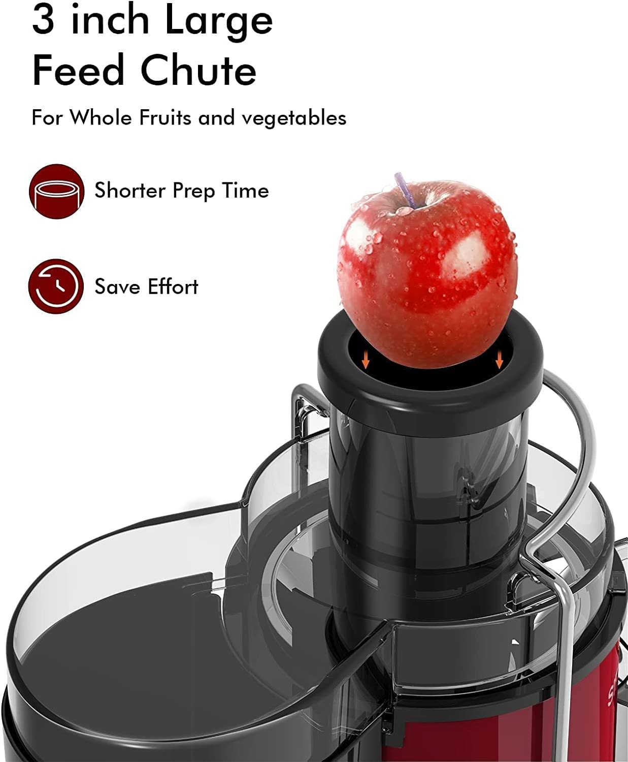 Sapcentrifuge voor Groenten en Fruit | 700 W | 450 ml sapbeker | 1,5 liter pulp reservoir | Royalty line