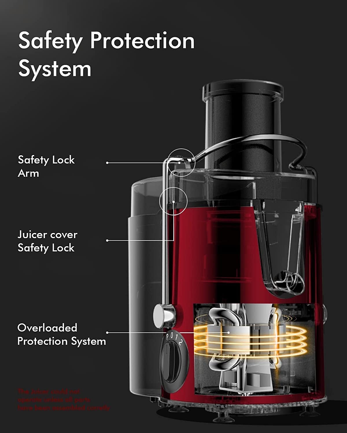 Sapcentrifuge voor Groenten en Fruit | 700 W | 450 ml sapbeker | 1,5 liter pulp reservoir | Royalty line