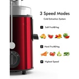 Sapcentrifuge voor Groenten en Fruit | 700 W | 450 ml sapbeker | 1,5 liter pulp reservoir | Royalty line