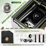 Elektrische gehaktmolen / vleesmolen | 2000 W | 3 snijplaten en worstenvuller | Royalty Line