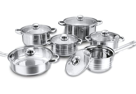 Niesen Pannenset 12 delig | RVS | Royalty Line