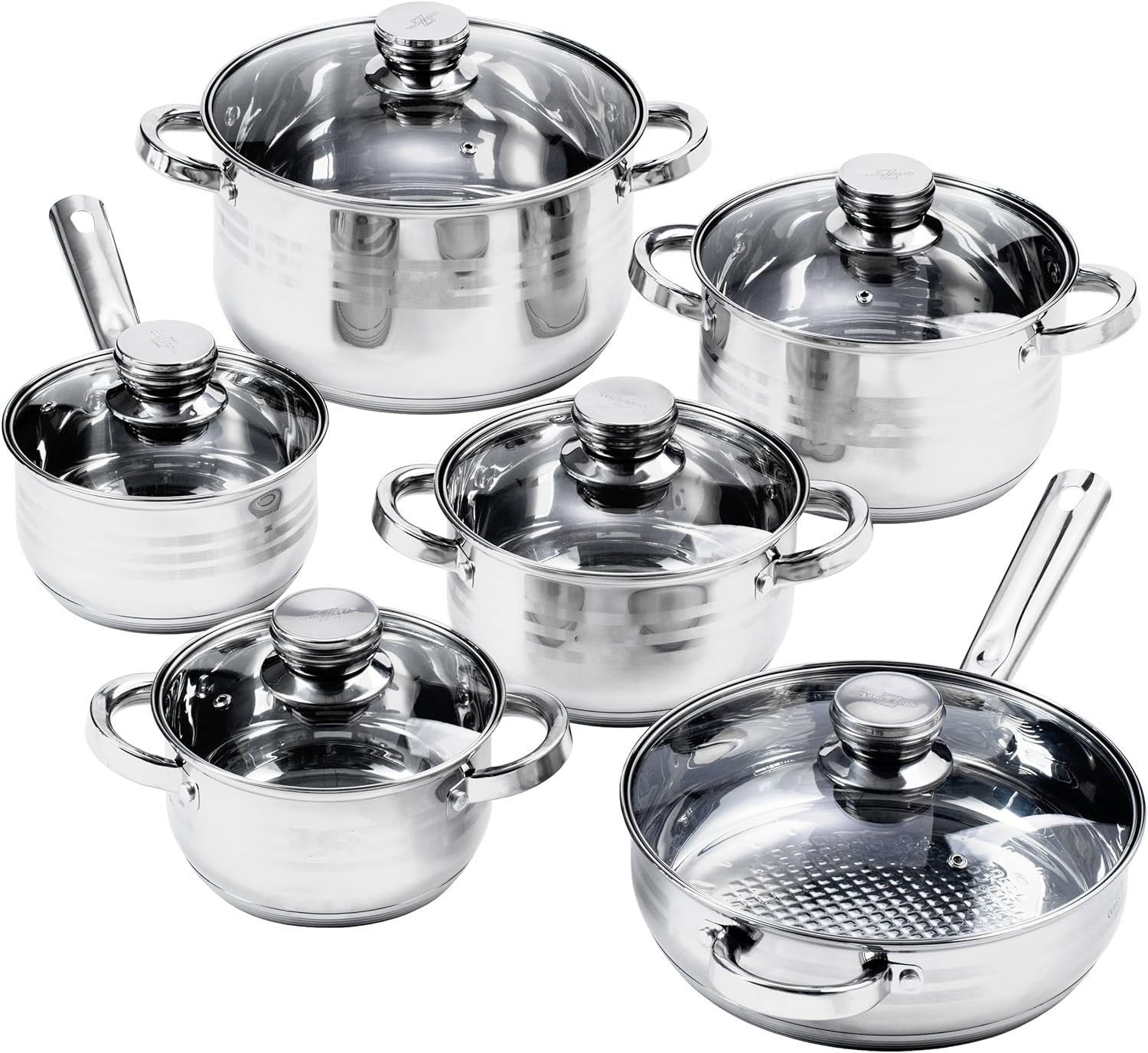 Niesen Pannenset 12 delig | RVS | Royalty Line