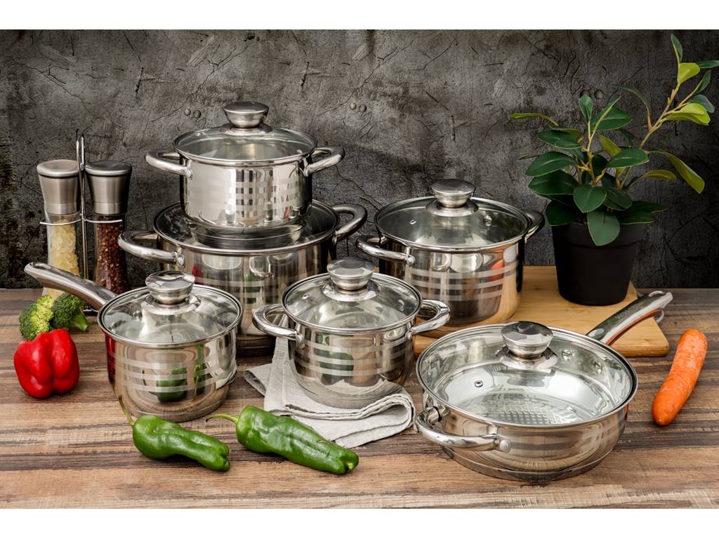 Niesen Pannenset 12 delig | RVS | Royalty Line