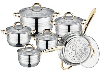 Niesen Pannenset 12 delig | Goud | Royalty Line