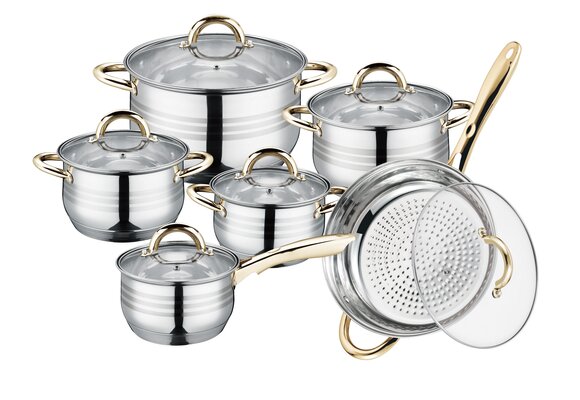 Niesen Pannenset 12 delig | Goud | Royalty Line