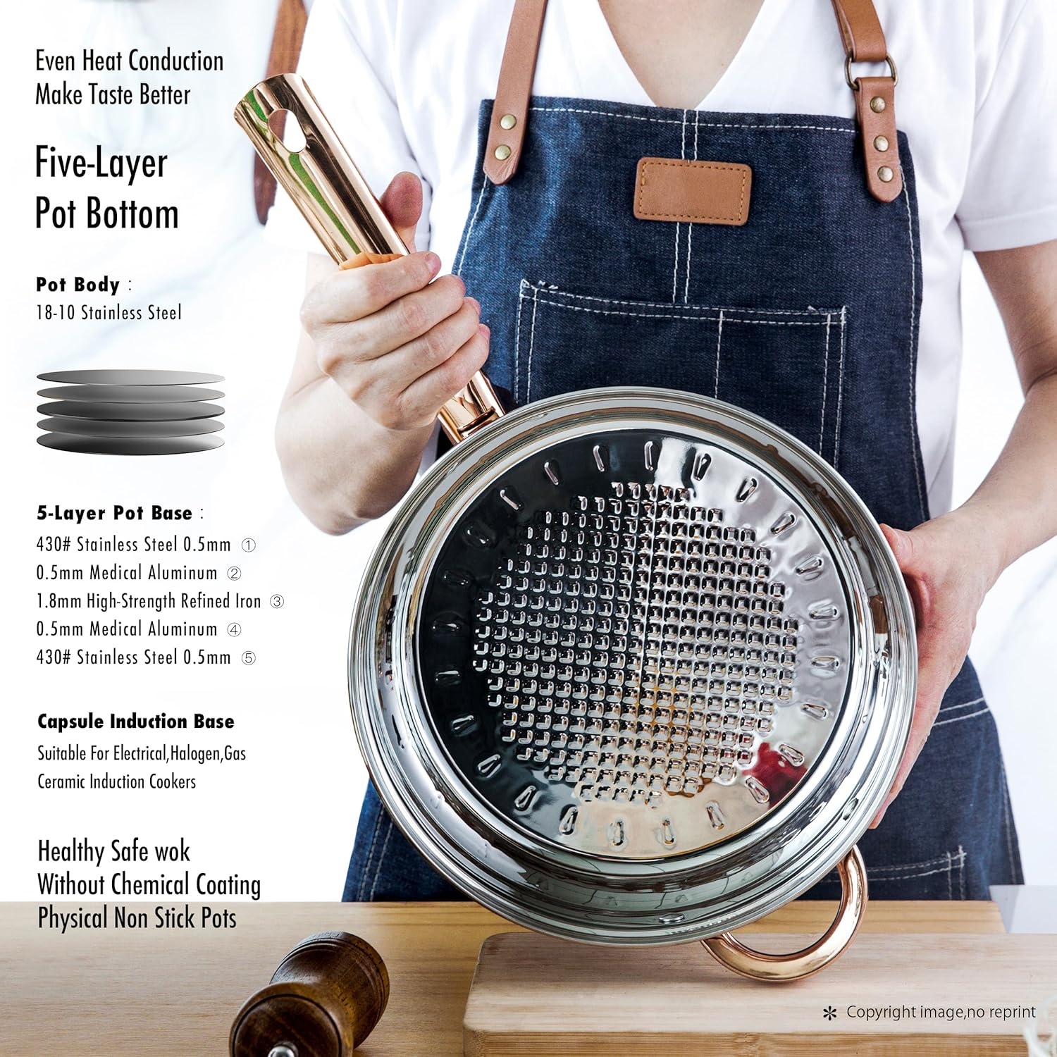 Niesen Pannenset 12 delig | GOUD/RVS | Royalty Line