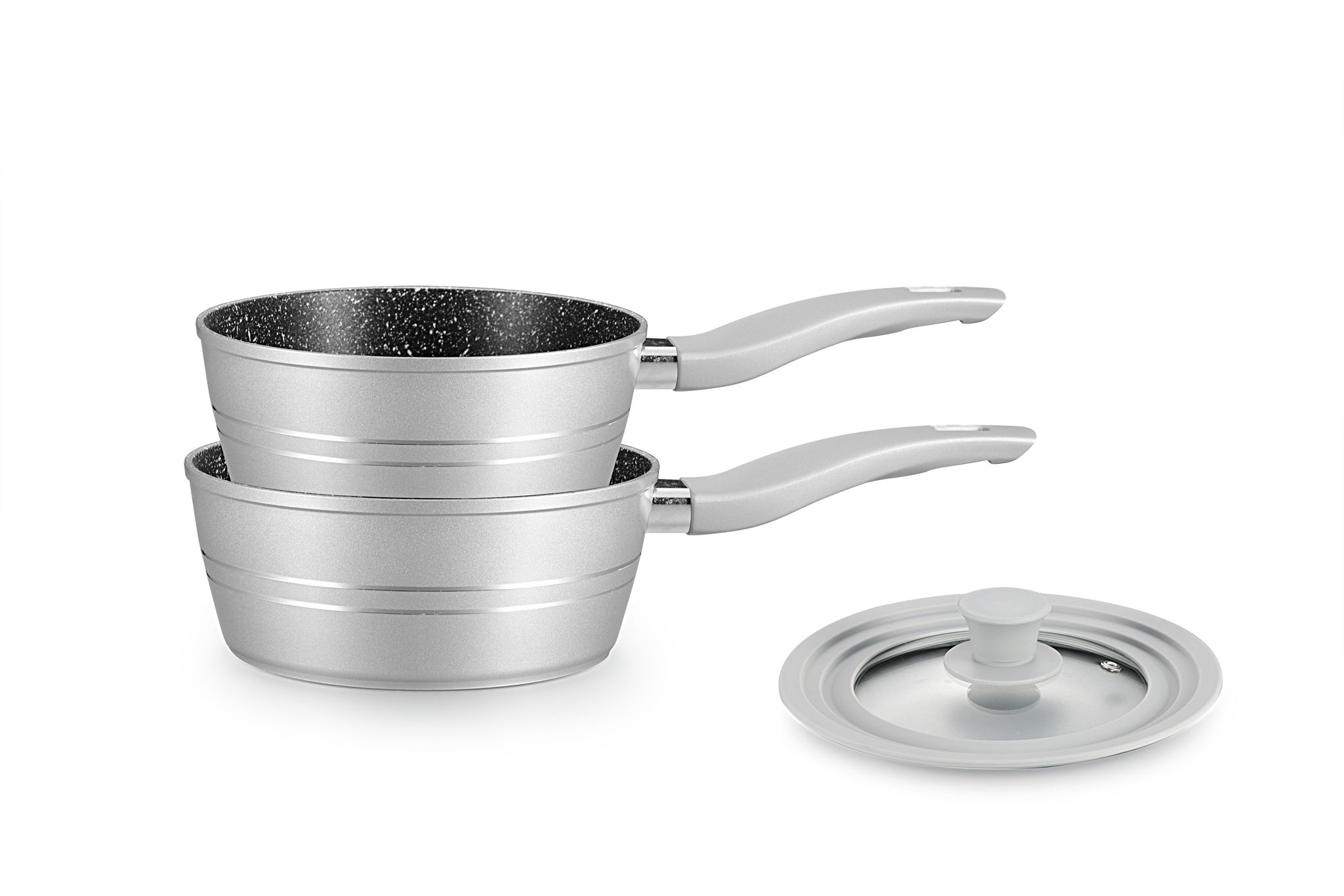 Basel steelpannen | Inductie | Zilver | Ø 18/20 cm | Royalty line