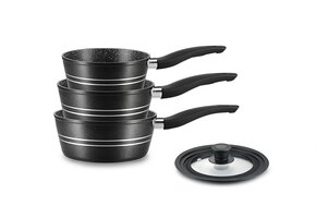 Basel steelpannen | Inductie | Zwart