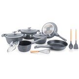 Grolley Pannenset 10 delig | Grijs | Royalty Line
