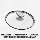 Grolley Pannenset 10 delig | Rood + Zwart | Royalty Line