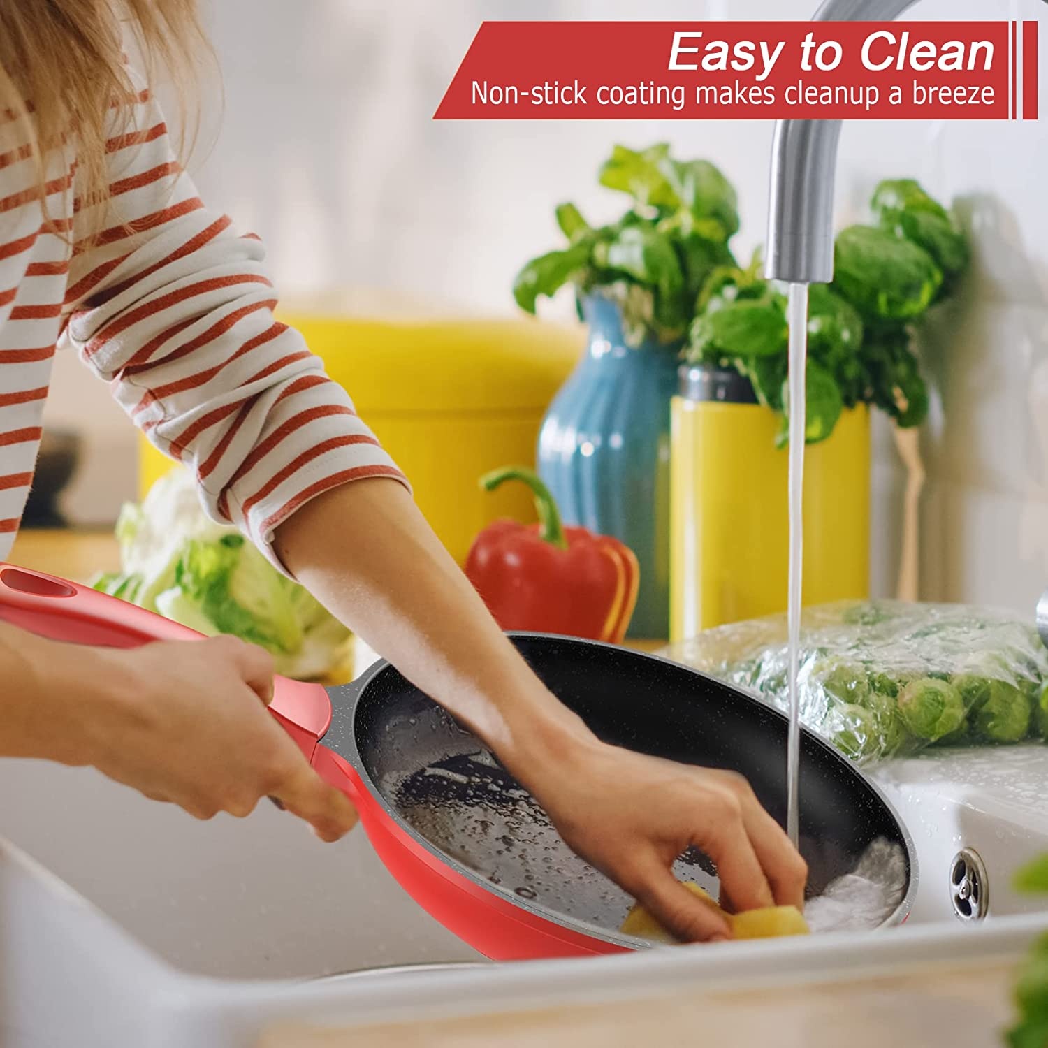 Grolley Pannenset 10 delig | Rood + Zwart | Royalty Line