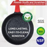 Grolley Pannenset 10 delig | Rood + Zwart | Royalty Line