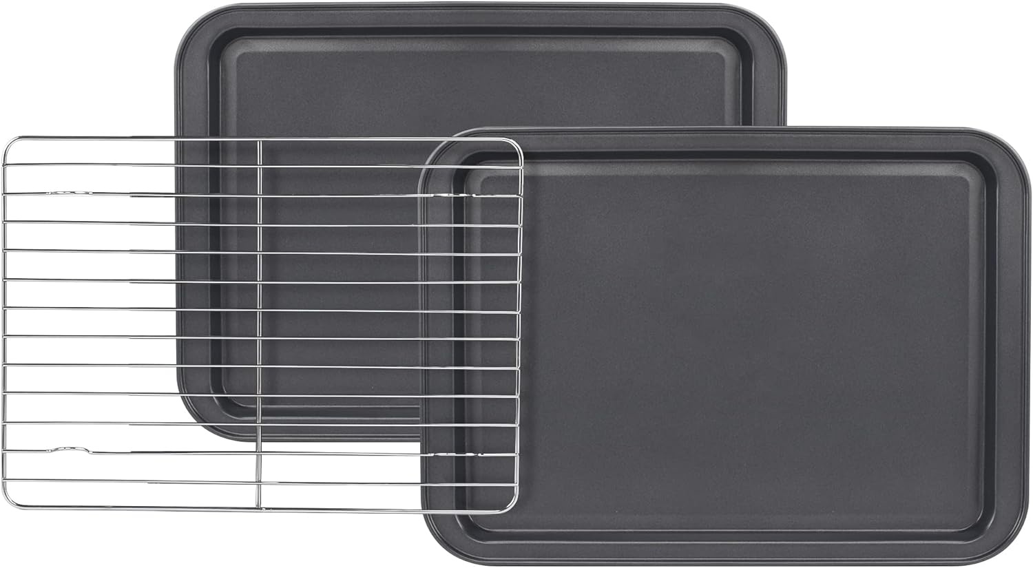 5 delig bakvormen set - muffinvorm - bakplaat - zwart | Royalty Line