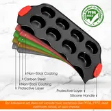 Cupcake vormpjes - Bakvorm met 12 cupcakes vormpjes | anti aanbaklaag | Royalty Line