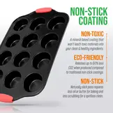 Cupcake vormpjes - Bakvorm met 12 cupcakes vormpjes | anti aanbaklaag | Royalty Line