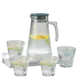 Glazenset 5-delig | Karaf met 4 waterglazen